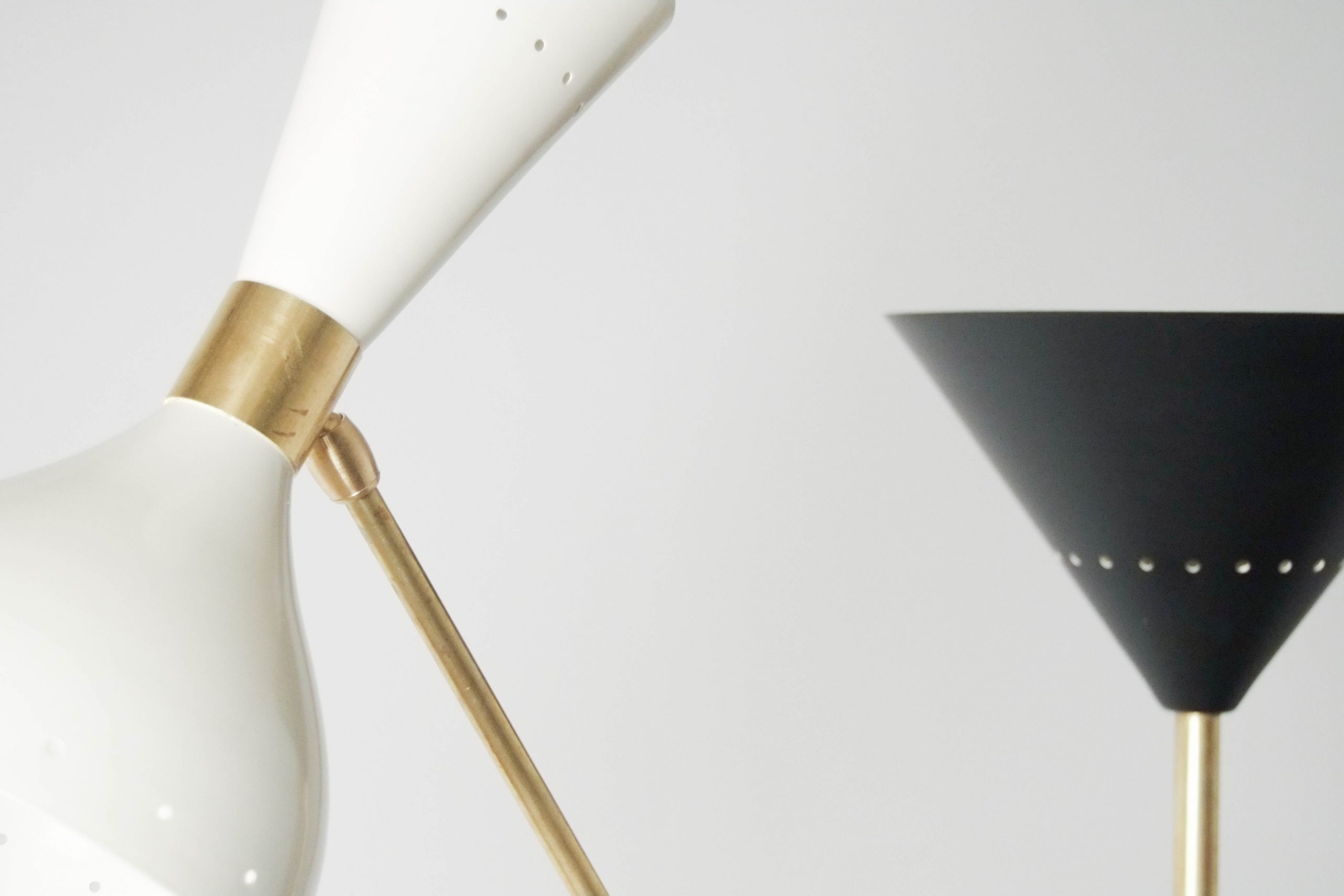 lampara de laton hecha en italia de diseño