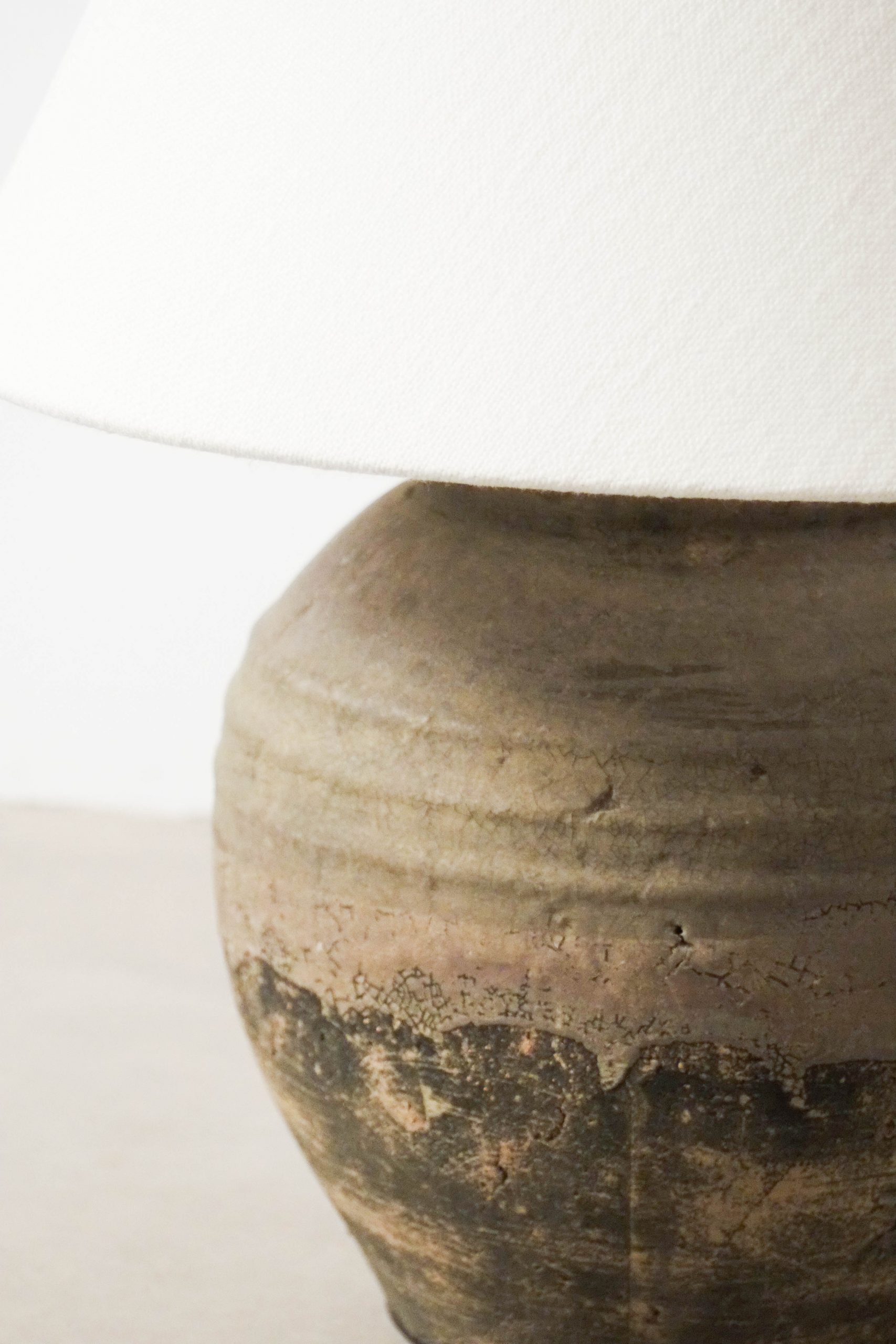 lampara ceramica redonda ceramica artesana rustica
