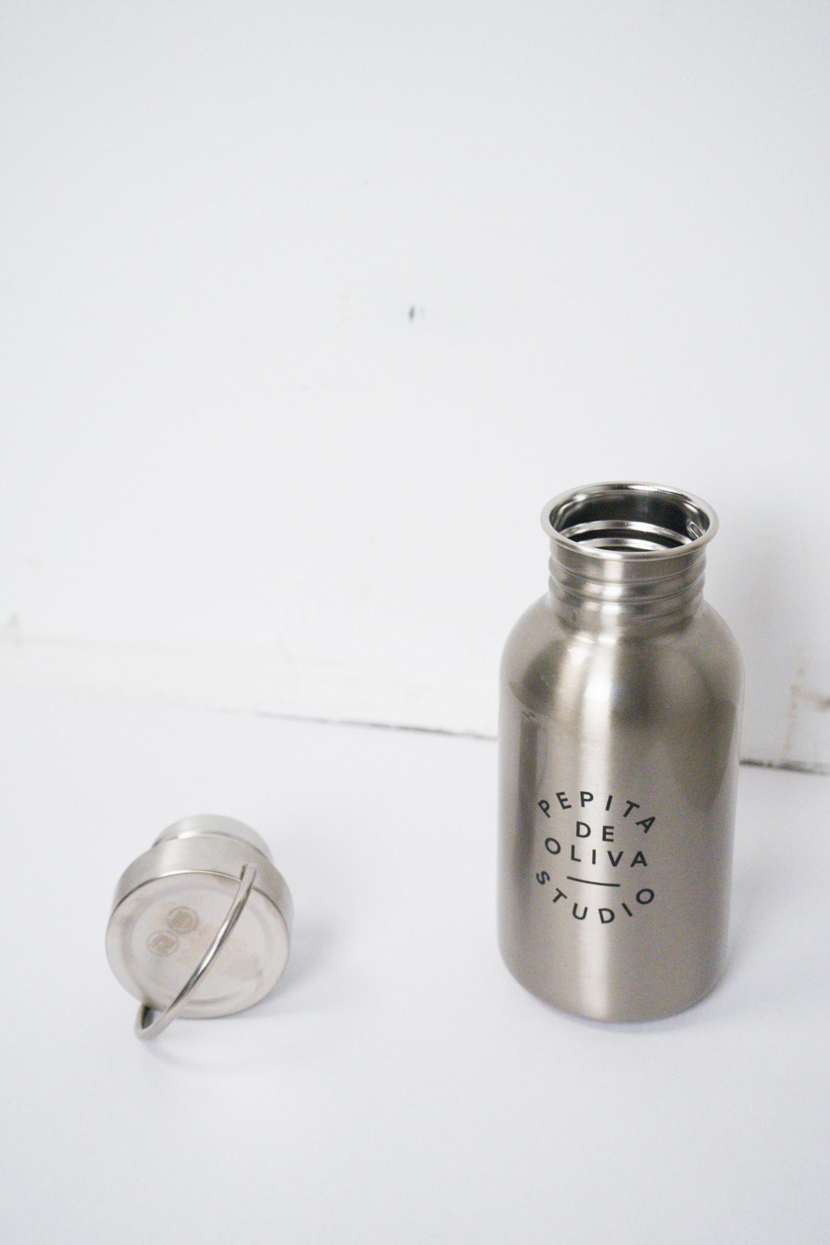 botella de aluminio de diseño limpia running fria termo