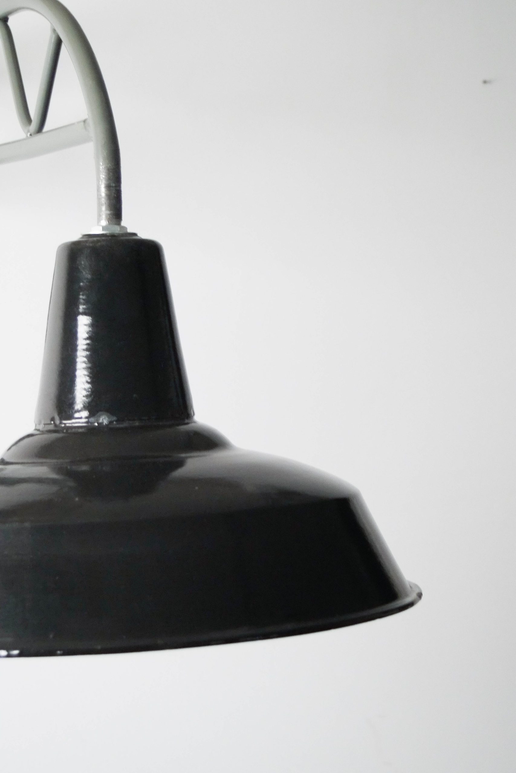 lampara de pared zig zag aplique negro de diseño industrial