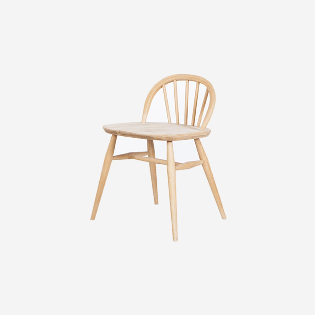 silla ercol pequeña niño madera vintage