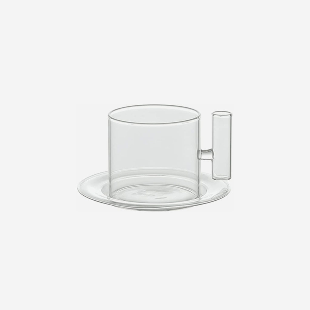 taza de cristal