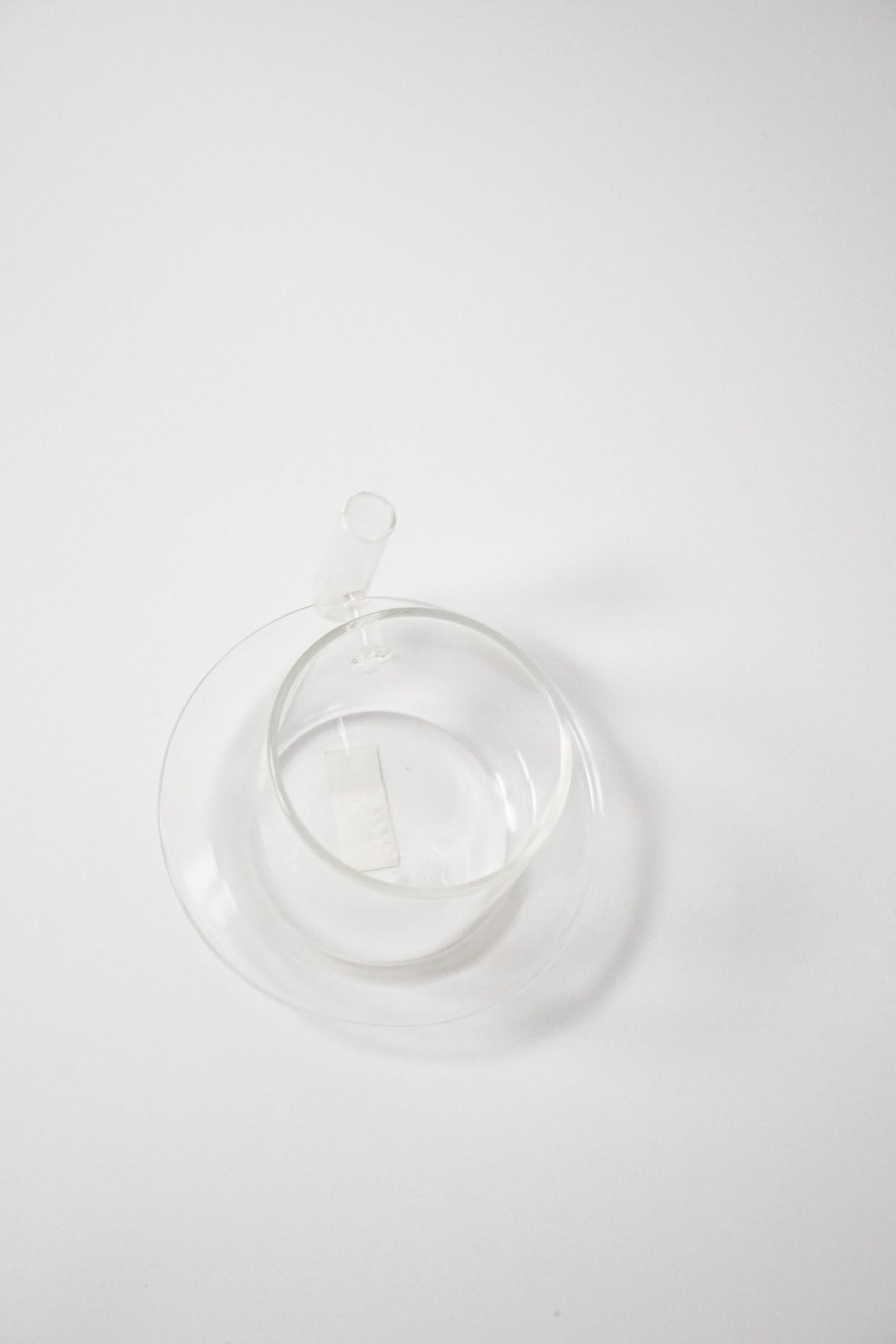 taza de cristal borosilicato